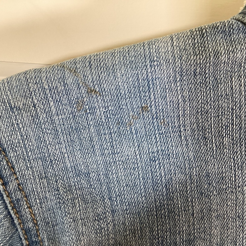 Route 66 Original Clothing Co Women’s Denim Distressed Jean Jacket. Size M - Picture 4 of 8